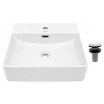 Cuba de Apoio Quadra de Mesa 42x42 Versa + Válvula FlvxHidro Cuba de Apoio Quadra de Mesa 42x42 Versa + Válvula FlvxHidro
