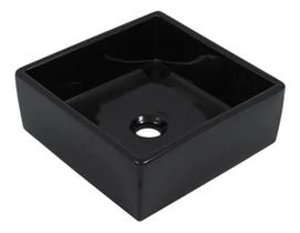 Cuba de Apoio Quadrada 30cm Preta - Icasa Cuba de Apoio Quadrada 30cm Preta - Icasa