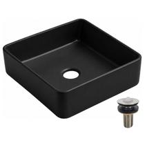 Cuba de Apoio Quadrada 36x36 Versa Com Válvula Lav. Inox Cuba de Apoio Quadrada 36x36 Versa Com Válvula Lav. Inox