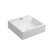 Cuba De Apoio Quadrada 41x41x13cm Com Mesa Branco L.73.17 - Deca Cuba De Apoio Quadrada 41x41x13cm Com Mesa Branco L.73.17 - Deca