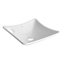 Cuba de Apoio Quadrada Furo para Torneira 46,5X46,5cm Branco - L.1039.17 Cuba de Apoio Quadrada Furo para Torneira 46,5X46,5cm Branco - L.1039.17