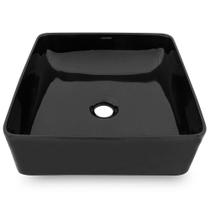 Cuba de Apoio Quadrada Modaza Bella Slim Nero, Preta Cuba de Apoio Quadrada Modaza Bella Slim Nero, Preta