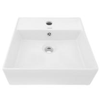 Cuba de Apoio Quadrada Modaza Sole com Mesa, Branca