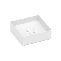 Cuba de Apoio Quadrada Sem Mesa Terra T4 Branco Roca 35x35cm