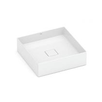 Cuba de Apoio Quadrada Sem Mesa Terra T5 Branco Roca 40x40cm