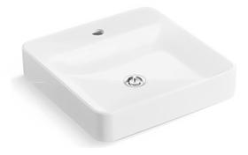 Cuba De Apoio Quadrada Vox Com Mesa 1 Furo 42x42 Kohler