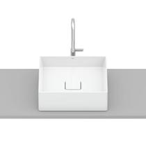 Cuba de Apoio Quadrado 350mm T4 Terra Branco Roca