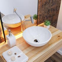 Cuba de Apoio R30 Redonda 30cm Branca Cuba de Apoio R30 Redonda 30cm Branca