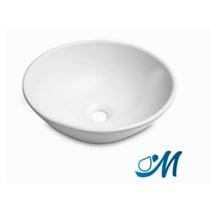 Cuba de Apoio Redonda Branca 35cm X 15cm Louça