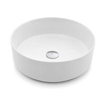 Cuba De Apoio Redonda Docol 360x120mm Branca Para Lavabo Bancada Cerâmica