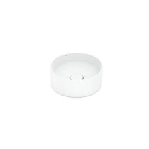 Cuba De Apoio Redonda Mesa 30x30x12cm Terra Branco A32787u000 - Roca Louça