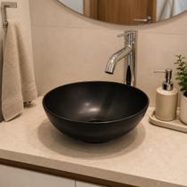 Cuba De Apoio Redonda Para Banheiro Lavabo 28cm Moderna Em Plástico Resistente Cuba De Apoio Redonda Para Banheiro Lavabo 28cm Moderna Em Plástico Resistente