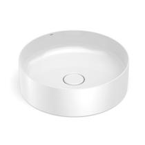 Cuba De Apoio Redonda Sem Mesa Slim Branco Brilho Celite 39cm Cuba De Apoio Redonda Sem Mesa Slim Branco Brilho Celite 39cm