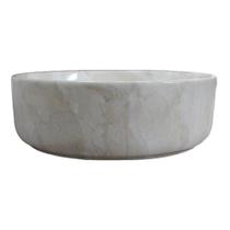 Cuba de Apoio Redonda Sottile Travertino Japi Cuba de Apoio Redonda Sottile Travertino Japi