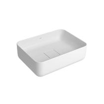 Cuba De Apoio Retangular Slim 40x30x13cm Branco L.13040.17 - Deca