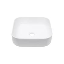 Cuba de Apoio Sem Válvula para Banheiro Quadrada Louça Cerâmica Lazulita Pingoo.casa - Branco Cuba de Apoio Sem Válvula para Banheiro Quadrada Louça Cerâmica Lazulita Pingoo.casa - Branco