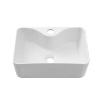 Cuba de Apoio Slim Retangular Sem Válvula para Banheiro Louça Cerâmica 40x30cm Cornalina Pingoo.casa - Branco Cuba de Apoio Slim Retangular Sem Válvula para Banheiro Louça Cerâmica 40x30cm Cornalina Pingoo.casa - Branco