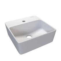 Cuba De Apoio Waikiki Quadrada Com Mesa Mondialle - Branca