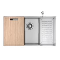 Cuba de Cozinha Deca Suprema Inox 75x40cm com Acessórios CC.670.75.AC.INX Cuba de Cozinha Deca Suprema Inox 75x40cm com Acessórios CC.670.75.AC.INX