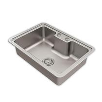 Cuba De Cozinha Docol Massima Inox Escovado 64x44x20 Cm Embutir Ou Sobrepor