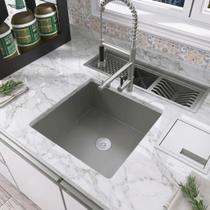 Cuba de Cozinha Inox AISI 304 Escovada Modelo Embutir Moderna e Resistente para Bancadas Cuba de Cozinha Inox AISI 304 Escovada Modelo Embutir Moderna e Resistente para Bancadas