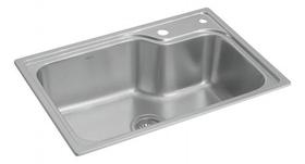 Cuba De Cozinha Retangular Deca Facile Com Deck 60x40cm Inox