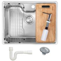 Cuba De Cozinha Sobrepor Franke 61x48 com Acessórios 15121