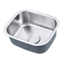 Cuba de Embutir Aço Inox 1mm Escovado C106 45,7x38,1x17,8 cm Cuba de Embutir Aço Inox 1mm Escovado C106 45,7x38,1x17,8 cm
