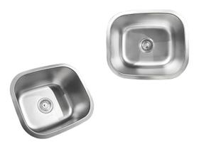 Cuba de Embutir Basic 42x36cm Em Aço Inox Acetinado Com Válvula 4.1/2 Cuba de Embutir Basic 42x36cm Em Aço Inox Acetinado Com Válvula 4.1/2