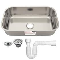 Cuba de Embutir Basic Aço Inox com Válvula e Sifão 47BL - Tramontina 94083/556