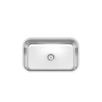 Cuba de embutir Basic Standard Tramontina Lavínia 56 BL em Aço Inox Polido 56x34 cm c/ val. e sifão