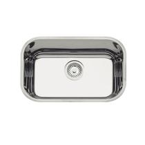 Cuba de Embutir em Aço Inox Alto Brilho Lavínia Retangular 47x30cm c/ Válvula 3,5 Tramontina