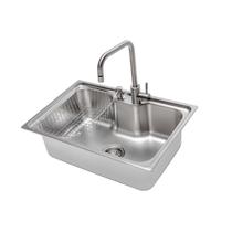 Cuba de Embutir Funzionale 239 660x450mm c/ Válvula 4.1/2 c/ Furos DeBacco