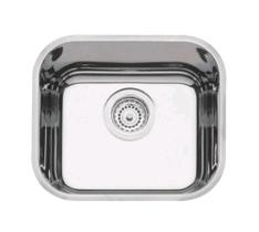 Cuba de Embutir Lavínia 40 BL em Aço Inox Alto Brilho com Válvula 40 x 34cm - Tramontina - 94020/202 Cuba de Embutir Lavínia 40 BL em Aço Inox Alto Brilho com Válvula 40 x 34cm - Tramontina - 94020/202