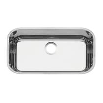 Cuba de embutir Lavínia em Aço Inox Alto Brilho 56x34 cm Tramontina Cuba de embutir Lavínia em Aço Inox Alto Brilho 56x34 cm Tramontina