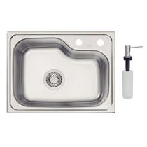 Cuba de Embutir Morgana Compact Aço Inox 48 FX Com Dosador Tramontina 93815392
