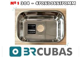 Cuba de Embutir Nº1 BR CUBAS (Aço Inox 304)