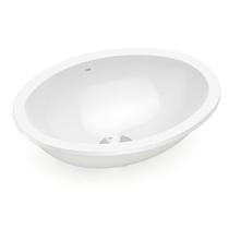 Cuba de Embutir Oval 39x30cm Branco Celite