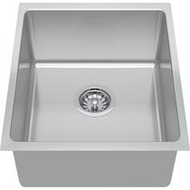 Cuba de Embutir Premium 30530 380x440mm Prof. 200mm Acetinado c/Válvula 4.1/2 GhelPlus