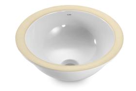 Cuba De Embutir Redonda 36cm Il61 + Válvula S/ Ladrão+ Sifão