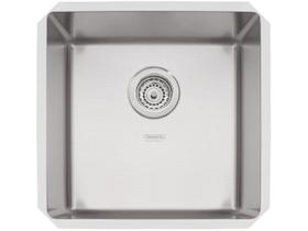 Cuba de embutir Tramontina Design Collection Quadrum 40 U em Aço Inox com Acabamento Scotch Brite 40x40 cm