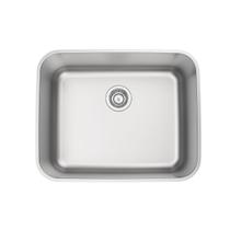Cuba de Embutir Tramontina Dora 50 BL R6 em Aço Inox Acetinado com Válvula 50x40 cm Cuba de Embutir Tramontina Dora 50 BL R6 em Aço Inox Acetinado com Válvula 50x40 cm
