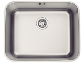 Cuba de Embutir Tramontina Dora 50 BL R6 em Aço Inox Acetinado com Válvula e escape 50x40 cm Cuba de Embutir Tramontina Dora 50 BL R6 em Aço Inox Acetinado com Válvula e escape 50x40 cm