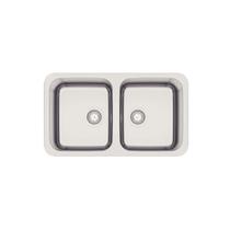 Cuba de Embutir Tramontina Dora Duo 2C 34 BL Aço Inox Acetinado 77x45 cm Outlet