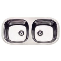Cuba de embutir Tramontina Isis 2C 34 BL em Aço Inox Polido 72x34 cm