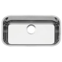 Cuba de embutir Tramontina Lavínia 56 BL em aço inox alto brilho 56x34 cm