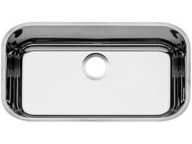 Cuba de embutir tramontina lavinia 56 bl em aco inox alto brilho 56x34cm 94024206 Cuba de embutir tramontina lavinia 56 bl em aco inox alto brilho 56x34cm 94024206