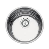 Cuba de Embutir Tramontina Luna 30 BL Standard em Aço Inox Polido 30 cm com Válvula