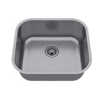 Cuba de Inox para Cozinha N3 40x34x11cm com Válvula Cinza