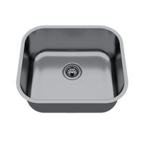 Cuba de Inox para Cozinha N3 40x34x14cm Polida com Válvula Ghel Plus